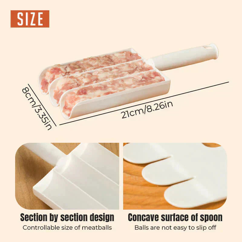 🔥Compre 2 Leve 1 Grátis🔥 Modelador de Três Almôndegas Criativo para Cozinha