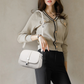Ensfarget Lett Crossbody-veske for Kvinner
