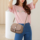 Ensfarget Lett Crossbody-veske for Kvinner