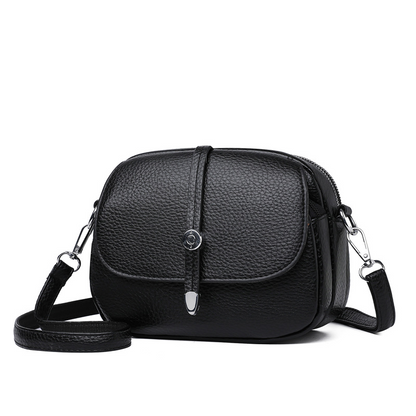 Ensfarget Lett Crossbody-veske for Kvinner