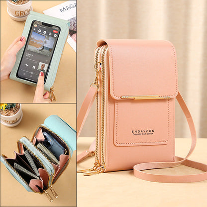👜✨ Bolsa Antifurto Feminina com Porta-Celular – Segurança, elegância e praticidade para todos os dias