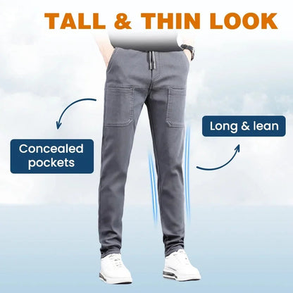 🔥👖 MultiPants masculinas elásticas – conforto total e liberdade de movimento  ✔ Versão 2 (dor + solução)