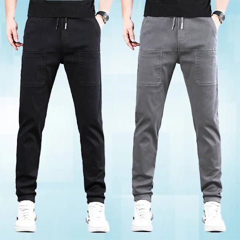🔥👖 MultiPants masculinas elásticas – conforto total e liberdade de movimento  ✔ Versão 2 (dor + solução)