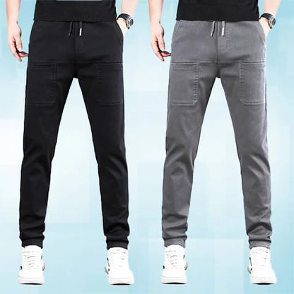 🔥👖 MultiPants masculinas elásticas – conforto total e liberdade de movimento  ✔ Versão 2 (dor + solução)