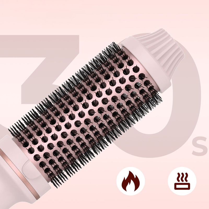 ✨💇‍♀️ Escova modeladora 2 em 1 – alisa, reduz frizz e dá brilho em minutos