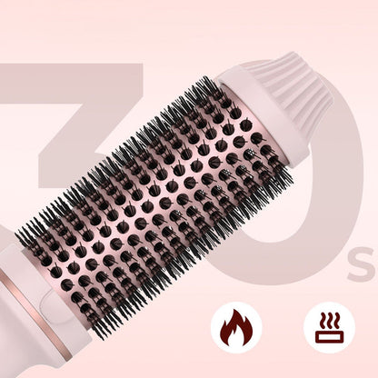 ✨💇‍♀️ Escova modeladora 2 em 1 – alisa, reduz frizz e dá brilho em minutos