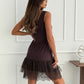 🔥Conjunto de Vestido Curto e Suéter de Gola Alta