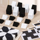 🧠🧩 Conjunto de blocos quebra-cabeça criativo preto e branco para crianças – diversão e aprendizado