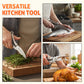 🍗✂️ Tesoura de Cozinha em Aço Inoxidável 2 em 1 – Corte Carnes e Ossos com Facilidade