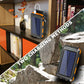 🔥 Carregador portátil solar de 10 000 mAh, carregador alimentado a energia solar com duas lanternas LED, carregador portátil para viagens e acampamentos