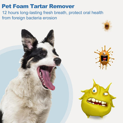 🔥COMPRE MAIS, GANHE MAIS BRINDES! ✨Espuma removedora de tártaro para higiene bucal de pets