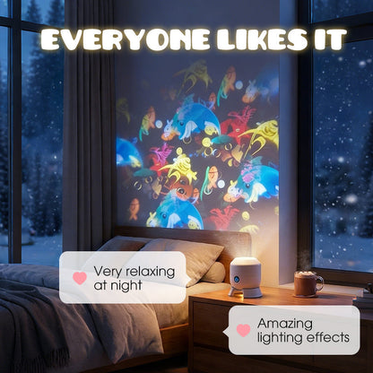 🎊📣Projetor LED Rotativo Dinâmico – Efeitos de Luz Incríveis!