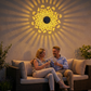 ✨🌙 Luz solar projetora mandala – decoração externa elegante e mágica