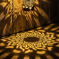 ✨🌙 Luz solar projetora mandala – decoração externa elegante e mágica