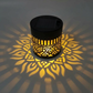 ✨🌙 Luz solar projetora mandala – decoração externa elegante e mágica