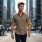 ✨👔 Camisa masculina de manga curta elegante e leve perfeita para o dia a dia e verão