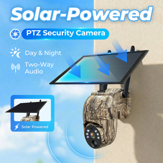 🥳PROMOÇÃO 2026!🥳💞 +50 MIL VENDIDOS!🏠⚡50% DE DESCONTO! Câmera Solar PTZ 4MP – Rotação 355°, sem pontos cegos. Bateria integrada, recarregável por energia solar. Áudio bidirecional, alertas instantâneos. Resistente a qualquer clima. 🌧️🛡️