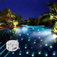 Luzes LED Submersíveis e Impermeáveis com Controle Remoto para Piscina