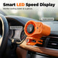 🚗🌬️ Ventilador portátil LED para carro – mais conforto ao dirigir