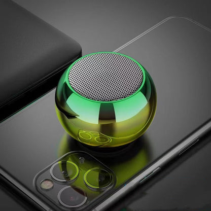 Mini Hi‑Fi Speaker – 360° sound, deep bass. Aluminium alloy, skin‑friendly. 16hrs non‑stop music. A pocket‑sized concert. 🛡️🕊️