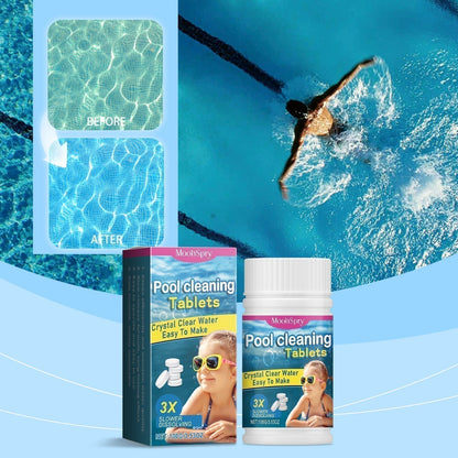 🏊✨ Pastilhas Crystal Clear Para Piscina – Água Cristalina, Sem Manchas e Sem Esforço