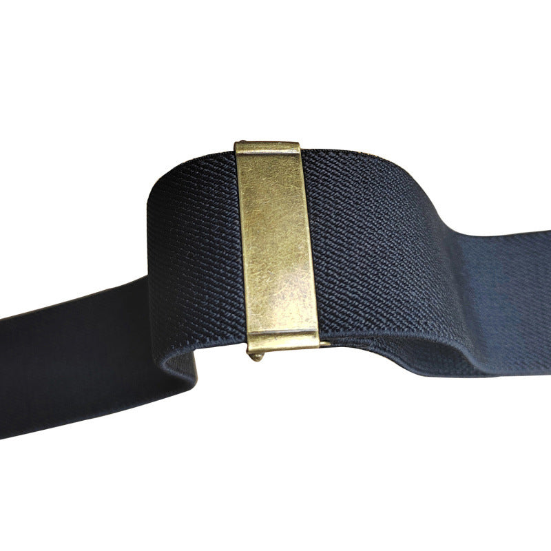 🎩🧷 Suspensório ajustável em X – estilo vintage com conforto e suporte o dia todo
