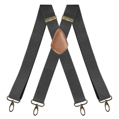🎩🧷 Suspensório ajustável em X – estilo vintage com conforto e suporte o dia todo
