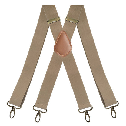 🎩🧷 Suspensório ajustável em X – estilo vintage com conforto e suporte o dia todo
