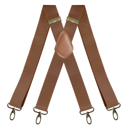 🎩🧷 Suspensório ajustável em X – estilo vintage com conforto e suporte o dia todo