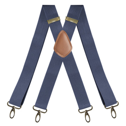 🎩🧷 Suspensório ajustável em X – estilo vintage com conforto e suporte o dia todo