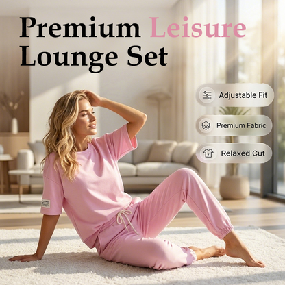 ✨🛋️ Conjunto feminino confortável 2 peças loungewear leve e estiloso para o dia a dia