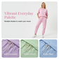 ✨🛋️ Conjunto feminino confortável 2 peças loungewear leve e estiloso para o dia a dia