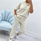 ✨🛋️ Conjunto feminino confortável 2 peças loungewear leve e estiloso para o dia a dia