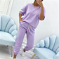 ✨🛋️ Conjunto feminino confortável 2 peças loungewear leve e estiloso para o dia a dia