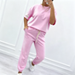 ✨🛋️ Conjunto feminino confortável 2 peças loungewear leve e estiloso para o dia a dia