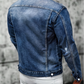 🔥 50% OFF HOJE! ✨ Jaqueta jeans masculina casual com lavagem vintage e efeito desgastado