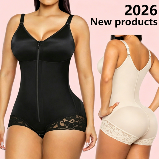 👙 50% OFF POR TEMPO LIMITADO! 💥 Body Modelador Feminino com Fecho de Correr – Compressão 360°, Alças Ajustáveis, Silhueta Ampulheta ✨
