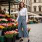 ✨👖 Calça cropped feminina casual com patchwork – estilo moderno e confortável  ✔ Versão 2 (dor + desejo)