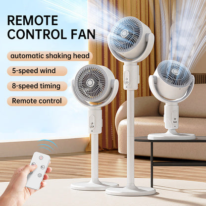 ❄️❄️Ventilador com controlo remoto, altura ajustável e oscilação automática - Para secretária, de pé ou de chão