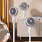 ❄️❄️Ventilador com controlo remoto, altura ajustável e oscilação automática - Para secretária, de pé ou de chão