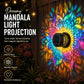 ✨🌙 Luz solar projetora mandala – decoração externa elegante e mágica