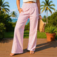 👖✨ Calça Feminina Pantalona Listrada Vichy – Leve, Fresca e Elegante Para Um Look Confortável Todos os Dias