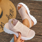 👡✨ Sandálias femininas de malha ultraleves com plataforma confortável para o dia todo