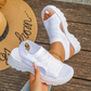 👡✨ Sandálias femininas de malha ultraleves com plataforma confortável para o dia todo