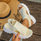 👡✨ Sandálias femininas de malha ultraleves com plataforma confortável para o dia todo