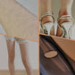 🔥 50% OFF! 🧦 Meia-Calça Transparente Feminina de Cintura Alta – Elástica, Macia e com Efeito Elegante