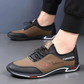 Sapatos masculinos leves e macios, sem cadarço.
