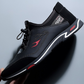 Sapatos masculinos leves e macios, sem cadarço.