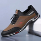 Sapatos masculinos leves e macios, sem cadarço.