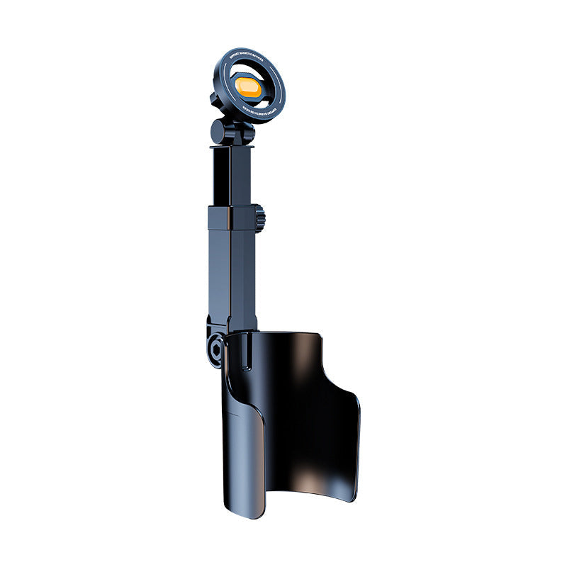 📱🚗 Suporte magnético para carro no porta-copos – estável e ajustável 360°